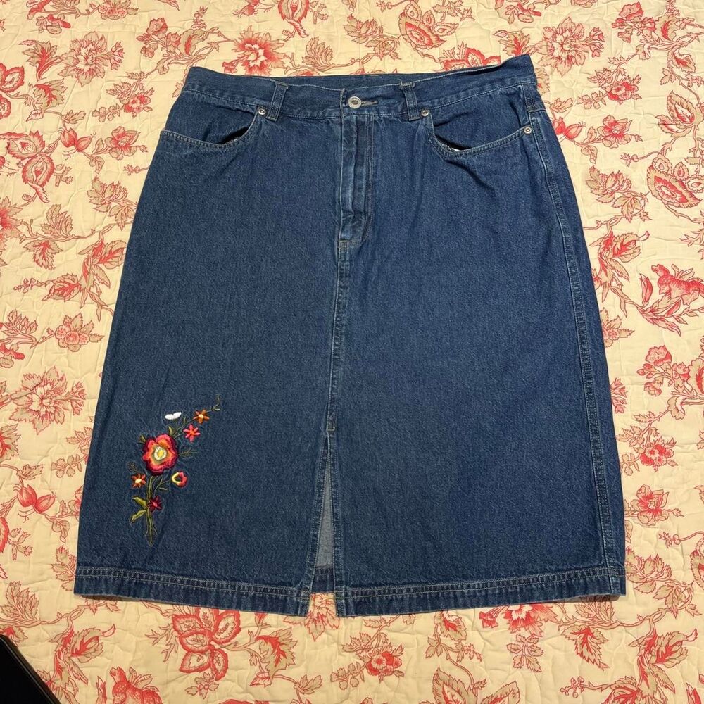 Old-navy Women's Blue and Navy Skirt